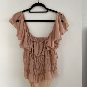 Free People Intimately Ruffle Body Suit